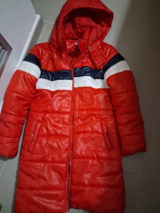 Anorak Largo Rojo Talla 12