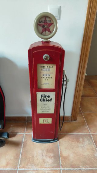 Mueble Surtidor Gasolina Retro Fire Chief