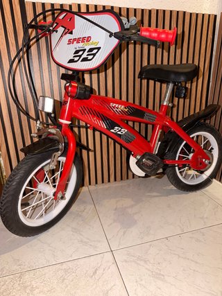 Bicicleta Infantil 3-5 años Speed Racing Roja