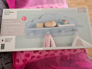 Perchero Infantil Pared Livarno Home
