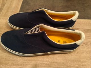 Zapatillas Deportivas Sin Cordones Azules