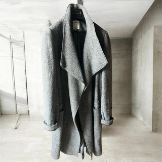 Abrigo largo gris Zara Trafaluc Talla L