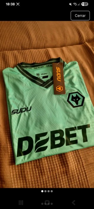 Camiseta Wolves 25-26 Verde Talla S