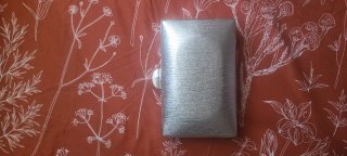 Bolso Clutch de Fiesta Plateado