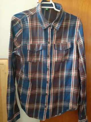 Camisa de cuadros mujer