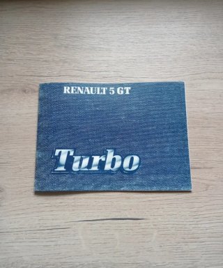 Manual de Instrucciones Renault 5 GT Turbo
