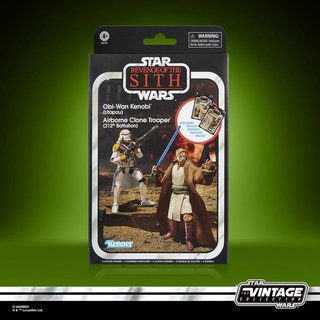 Star Wars Vintage Obi-Wan Kenobi & Airborne Clone