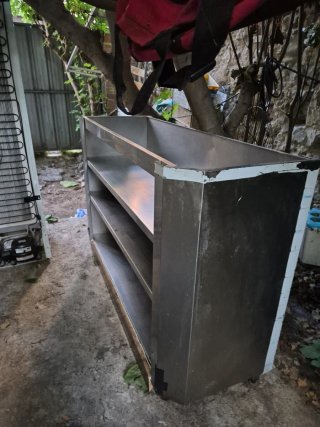 Estantería de cocina de acero inoxidable