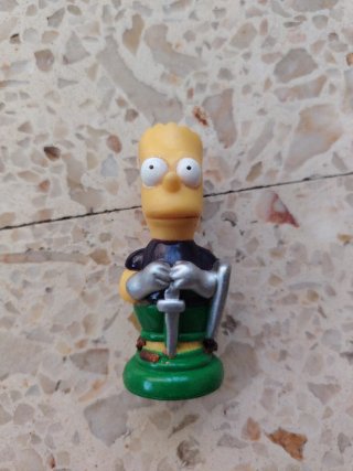 Bart Simpson pedone di scacchi