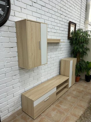 Mueble TV moderno + estanteria NUEVO.