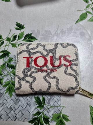 Monedero Tous Beige y Rojo