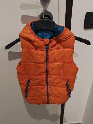 Gilet imbottito bambino arancione