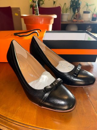 Mona flying Zapatos tacón mujer negros