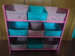 Estantería Infantil con 9 Cajas
