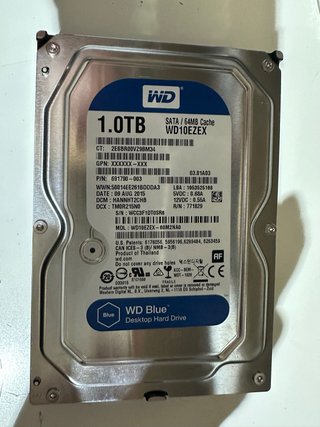 Disco Duro HDD 1TB Western Digital 3.5