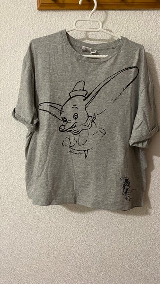 Camiseta Dumbo Gris Talla Única
