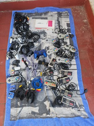 Lote de Mandos y Cables Super Nintendo