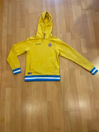 Sudadera niño Kelme RCD Espanyol amarilla