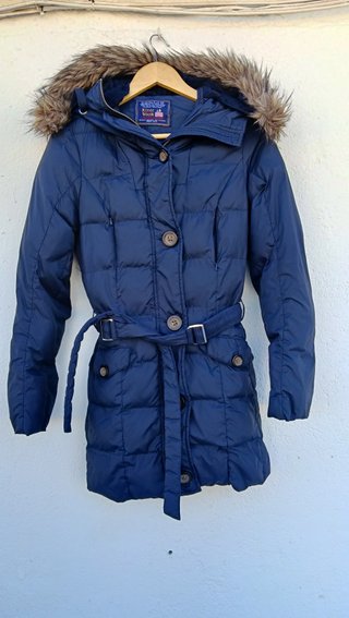 Abrigo acolchado River Woods azul marino Talla S