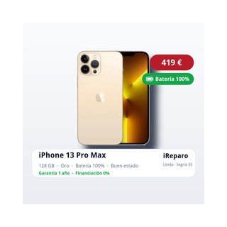 iPhone 13 Pro Max 128GB Oro