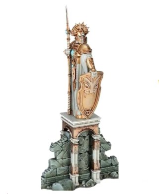 Escenografía Ídolo Guardián Warhammer en matriz