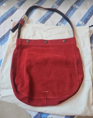 Bolso Altuzarra ante rojo