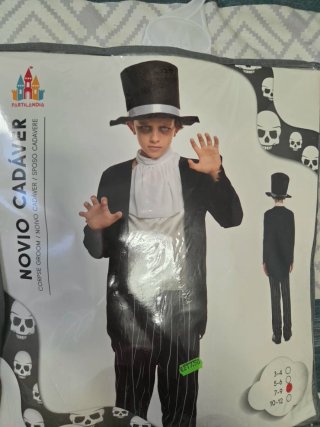 Disfraz Halloween Novio Cadáver 7-9 años niño