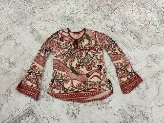 Camiseta Zara Estampada Talla M