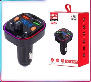 Transmisor FM Bluetooth Carga Rápida PD 18W