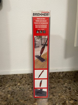 Mopa plana con pulverizador Brenner 2 en 1