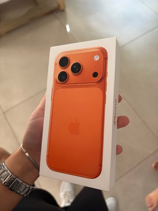 iPhone 17 pro Naranja Apple