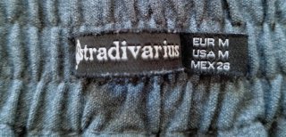 Pantalón Stradivarius Gris Marengo Talla M