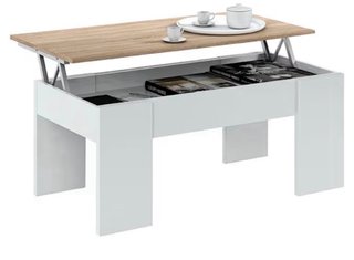 Mesa de centro elevable almacenaje
