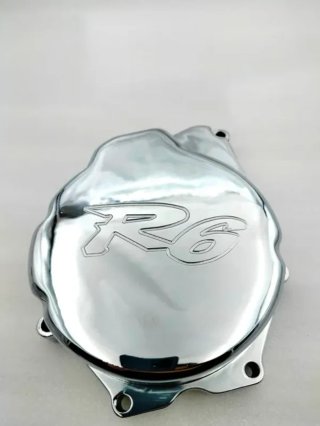 Tapa alternador motor Yamaha cromada R6 2003-2005