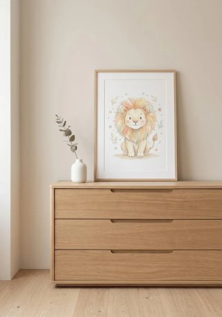 Cuadro Infantil León
