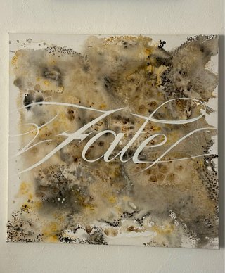 Dipinto acrilico “Fate” 60x60