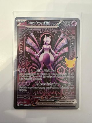 Carta Pokémon Mewtwo EX 30 Aniversario