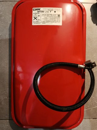 Vaso de expansión plano CIMM RP250(7L)para caldera