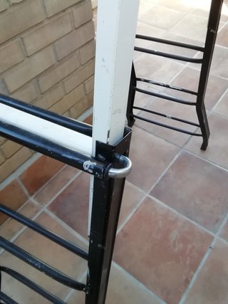 Escalera metálica extensible