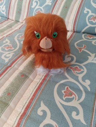 Perrito de peluche antiguo