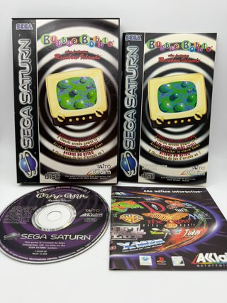 Bubble Bobble & Rainbow Islands Sega Saturn