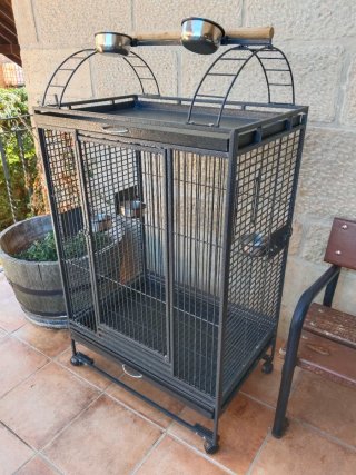 Jaula grande para loro