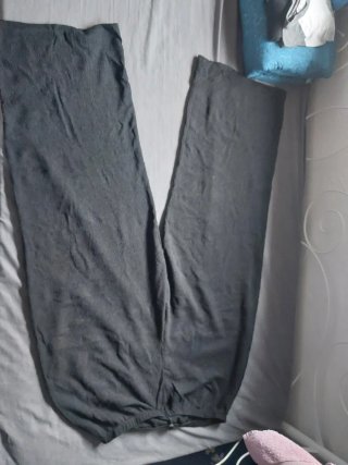 Pantalón ancho negro ligero