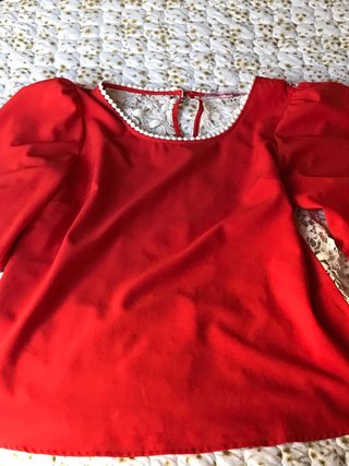 Blusón Fornarina Rojo