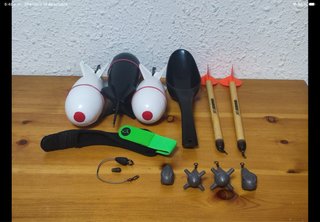 Set de accesorios para pesca de carpa