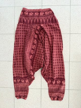 Pantalón harén estampado elefantes