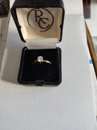 Alianza de compromiso oro 14k