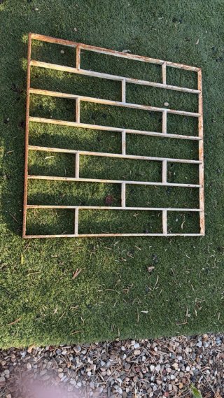 Reja de ventana metálica 97X97