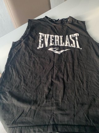 Camiseta sin mangas Everlast caballero negra