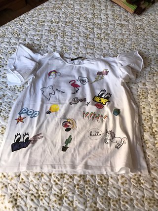 Camiseta Fornarina Talla Única Estampada